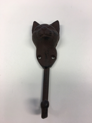 Coat rack - Cat, cast iron